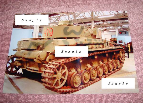 ★PANZERドイツ軍第二次大戦Ⅳ号戦車D型4号戦車長砲身75.0mmL43A4写真セットWWⅡイギリスボービントン博物館RAC戦車博物館RACTANKMUSEUM_画像2