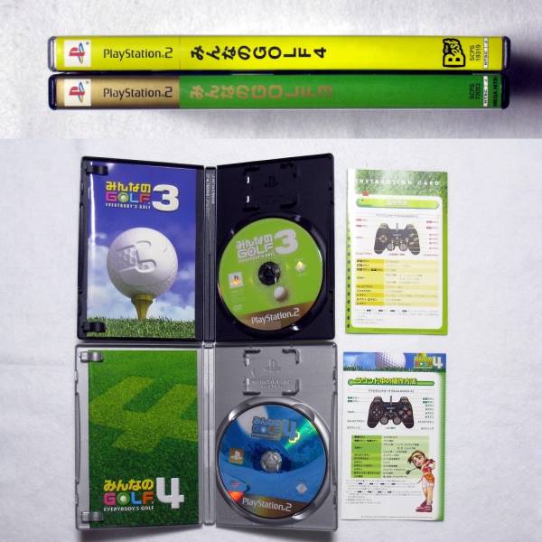 【PS2】【中古】みんなのGOLF3メガヒッツ+みんなのGOLF4ベスト版_画像3