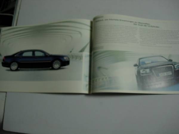  abroad original catalog Audi S5 S6 A8 A8W12 TT R8 German 2007 year 3 month 