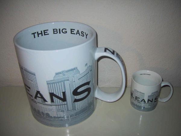 新品 2002年 米国スターバックス 8リットル 超巨大マグカップ 6kg ニューオーリンズ Starbucks 2-Gallon Huge Mug Cup New Orleans