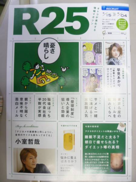 R25 2014.5.15 No.350 小室哲哉/早見あかり/サッカーW杯_画像1