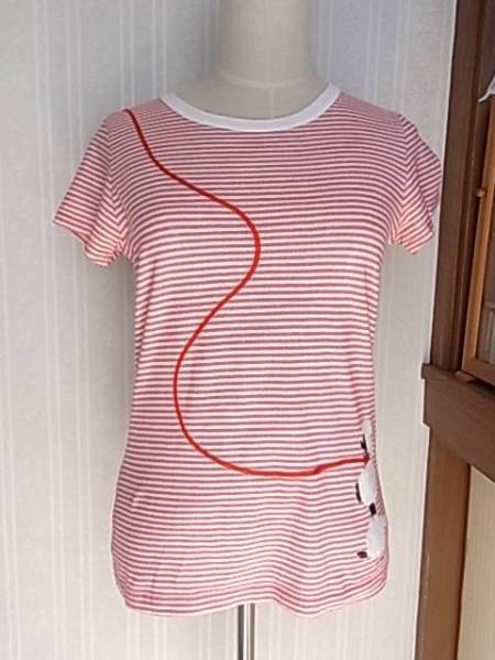 PaulSmithポールスミス?トイプードルアップリケボーダーTシャツ