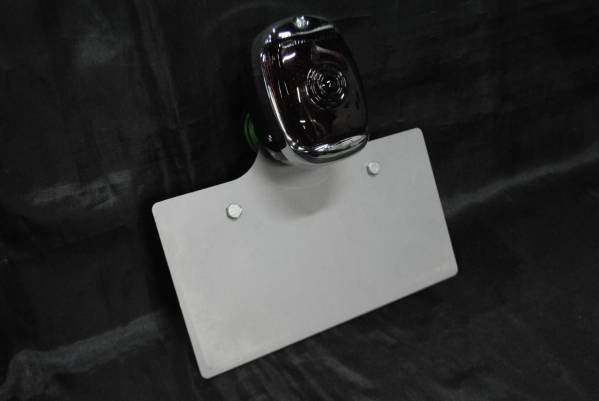VALCAN400 サイドナンバーKIT 橫マウント スクエアテール付き
