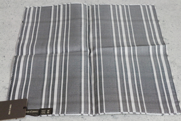  новый товар Comme Ca men сделано в Японии шелк linen проверка носовой платок пепел шелк 