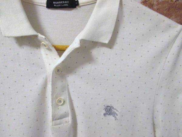  Burberry Black Label dodo рисунок рубашка-поло с коротким рукавом / мужской 2