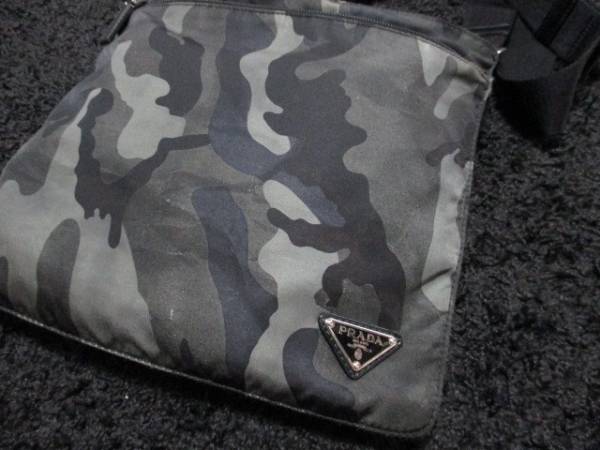 ☆PRADA/プラダ カモフラージュ柄/迷彩 ショルダーバッグ/正規(guī)品