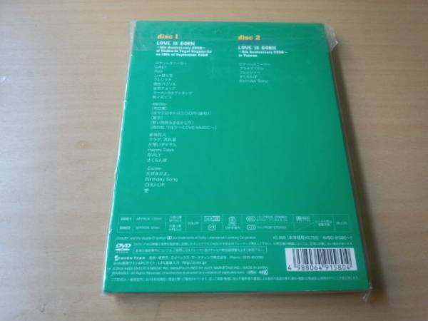 大塚愛DVD「LOVE IS BORN～5th Anniversary 2008～」初回盤●