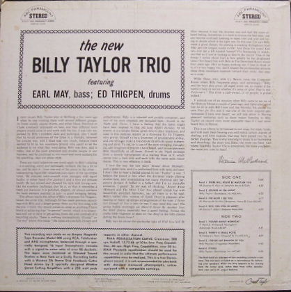 ３枚で送料無料【加Sparton/ABC】Billy Taylor/New Billy Taylor Trio_画像3