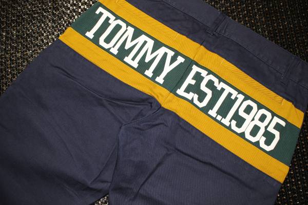 新品本物即決　M　TOMMY　トミー　レディース　ロングパンツ　長ズボン　女性用　ネイビー系　有名大人気ブランド　入手困難ラスト1点！_画像1