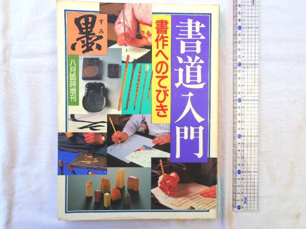 0016950 墨 臨時増刊 書道入門 書作への手引 1987年8月_画像1