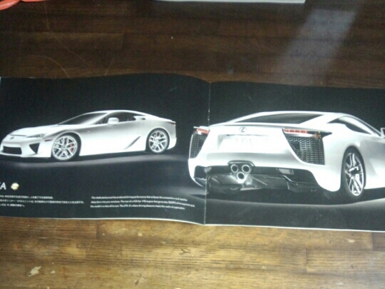  Lexus LFA pamphlet!!2009 year Tokyo Motor Show!!