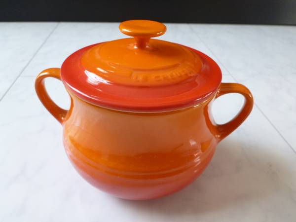 新品Le Creuset ル・クルーゼ　オレンジスープボウル_画像1