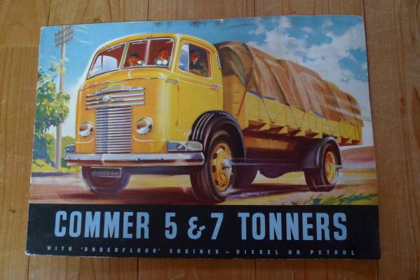 稀少 ROOTES COMMER 5&7 TONNERS 1954年 レア 当時物 カタログ ヴィンテージ Catalogトラック バンUSA アメリカ 旧車_画像1