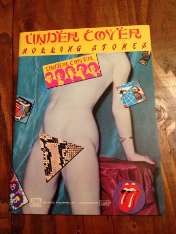 希少楽譜 ROLLING STONES / UNDERCOVER UK初版