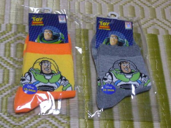 TOY STORY バズくつ下 ２足セット(１５～２４cm) PIXAR