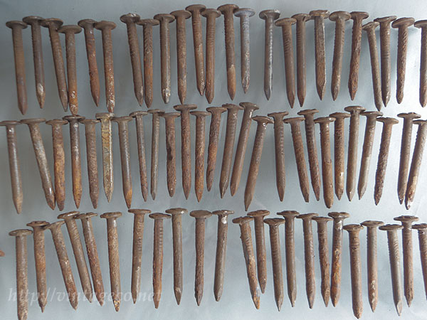  antique America railroad number nails nail L 10 pcs set -