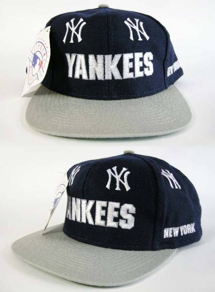 ニューヨーク ヤンキース NEW YORK YANKEES 90s VINTAGE ヴィンテージ デッドストック スナップバック キャップ SNAPBACK CAP