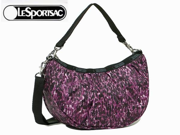 ♪新品♪LeSportsac 8058 Small Veronica♪D654 Violet Cheetah