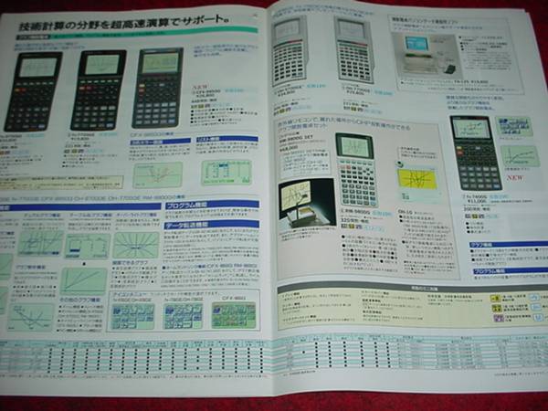  prompt decision!1996 year 5 month Casio calculator general catalogue 