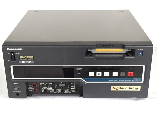 Panasonic DVCPRO 業務機器 レコーダー DVCAM AJ-D455 DV miniDV プロ 映像機器 録画装置 テレビ局 ケーブルテレビ 再生 機材 収録 編集_画像1