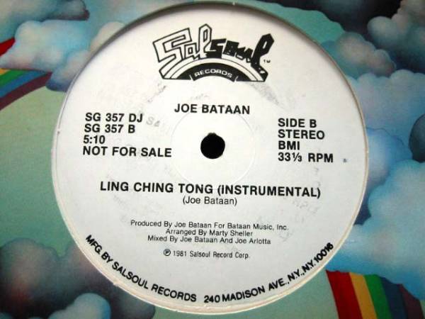 □試聴□Joe Bataan-Ling Ching Tong/Dance Classic/US Promo□_画像2