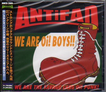 ★入手困難/新品/九州パンク/GAI?SWANKYS関連/ANTIFAD/We Are Oi ! Boys !! 