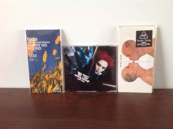 ☆hide☆CD 3枚☆TELL ME/HURRY GO ROUND/ever free