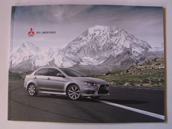 三菱ランサーRALLIART　2013-2014年モデルU(xiǎn)SAカタログ