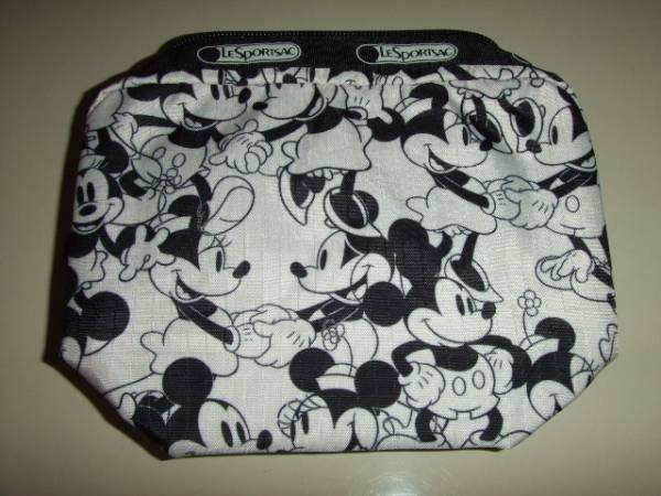 レスポートサック☆ミッキーラブズミニー☆RECTANGULAR COSMETIC