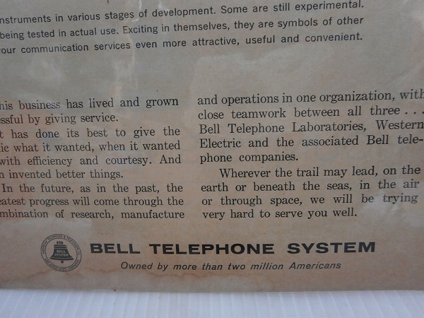 1962年5月25日号アメリカLIFE誌切り抜き【BELL TELEPHONE SYSTEM】電話_画像3