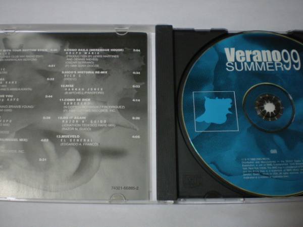  зарубежная запись CD Summer Verano 99 Various Artists
