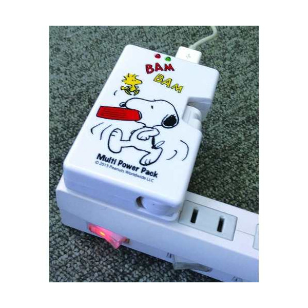  Snoopy USB portable battery SNA-08 WH new goods 