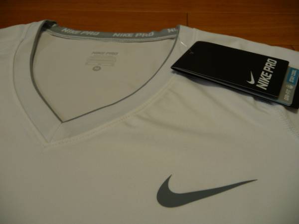 45%off- новый товар * Nike PRO DRI стрейч одежда * женщина M/ белый 