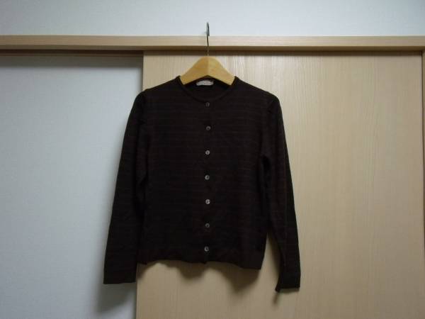 MADE IN ITALY SPIC SPAN イタリア製 カーディガン brown blue