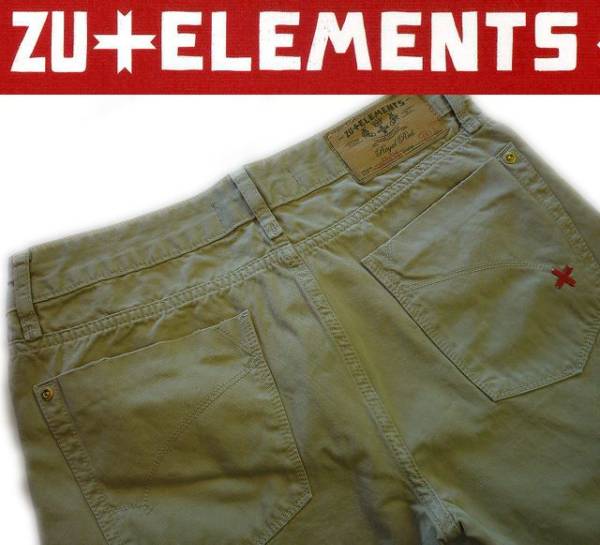 ■32(82)■ZU ELEMENTSズーエレメンツ タイトカラーパンツk