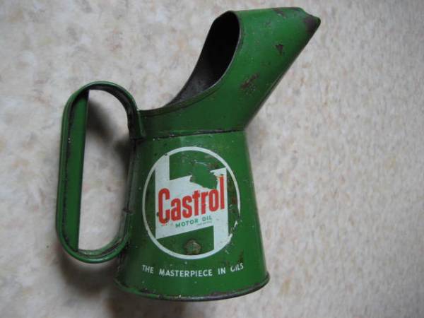1946 год Castrol масло Jug * Британия машина * Mini *a камень MG