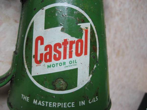 1946 год Castrol масло Jug * Британия машина * Mini *a камень MG