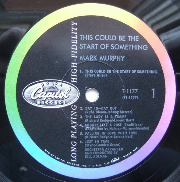 ◆ MARK MURPHY / This Could Be The Start of Something ◆ Capitol T-1177 (color) ◆_画像3