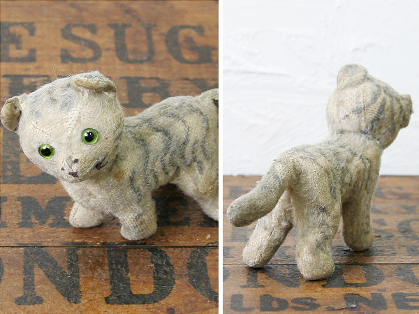  Германия античный .. мягкая игрушка кошка симпатичный интерьер смешанные товары дисплей 6876