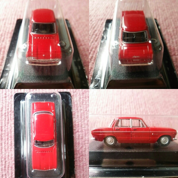 G54B Konami 1/64 out of print famous car Prince Skyline GT-B 1973 year red Prince Skyline red NISSAN Nissan old car 