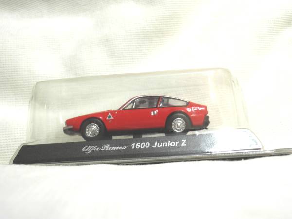1/64 Kyosho Alpha Romeo minicar collection 4 1600JuniorZ red 