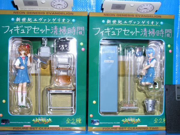 [送料無料] エヴァンゲリオン フィギュア セット 清掃時間 全2種