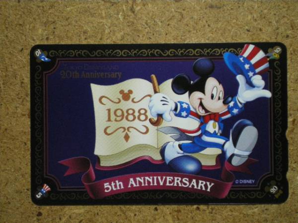 u23-140* Tokyo Disney Land телефонная карточка 