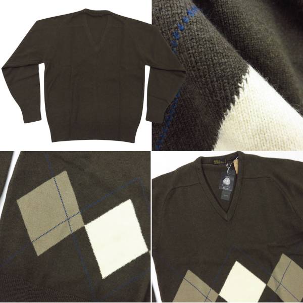 44◆新品展示品レナウンアーノルドパーマーウール100%セーターM_どなたにもおすすめの良質セーターです！