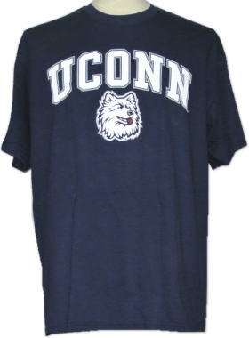 新品 即決 ＮＣＡＡ コネチカット大ハスキーズＴシャツ 送料込_画像1