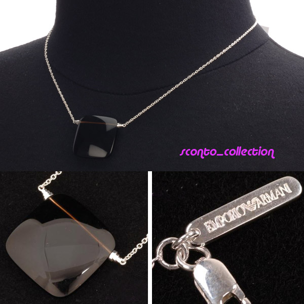 [EAAC095] Emporio Armani. затонированный кристалл & оригинальный серебряный подвеска новый товар 