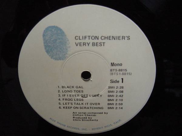 LP[BLUES] CLIFTON CHENIER\'S VERY BEST Cliff тонн *shenie
