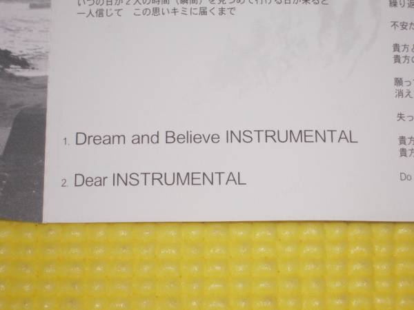 CD★即決★隼人★Dream and Believe_画像3