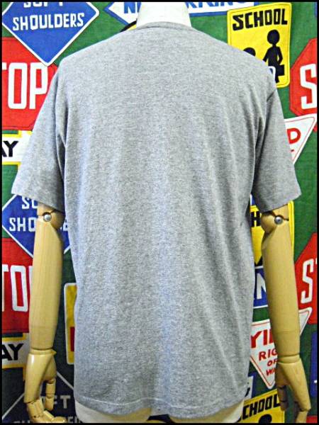 【雰囲気の良いボディーが魅力的な1枚】Made in USA製アメリカ製JERZEESビンテージ杢霜降りグレー無地単色Tシャツ70s70年代80s80年代_画像3