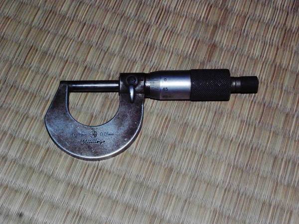 Mitutoyomitsutoyo made micrometer 0-25mm